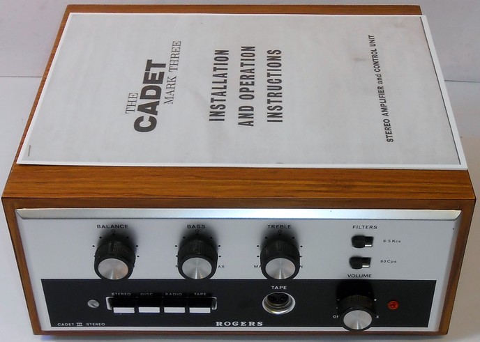 Rogers Cadet 3 - Retrotech Audio - Vintage Audio